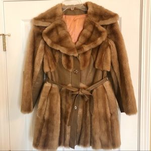 Vintage Career Originals Tissavel Faux Fur Coat